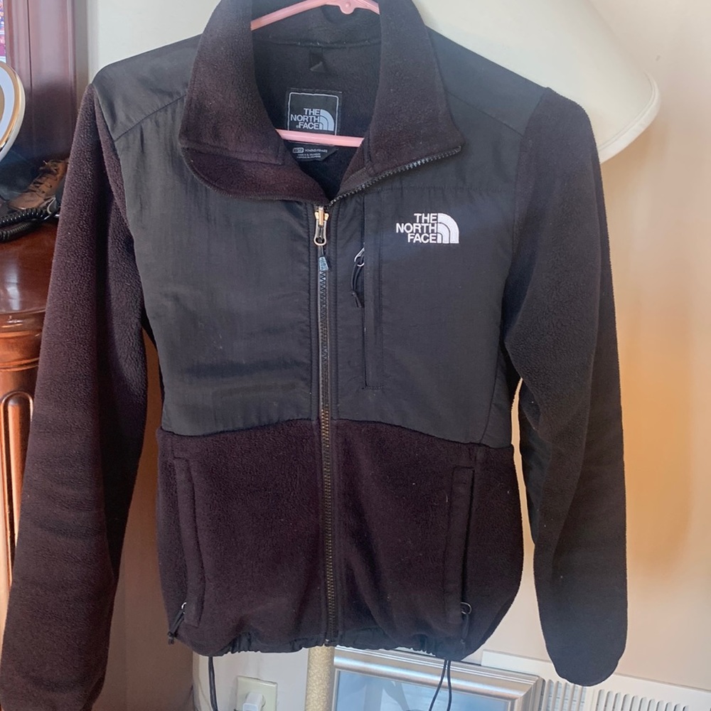 The North Face Fleece Denali Full-Zip Black Jacket